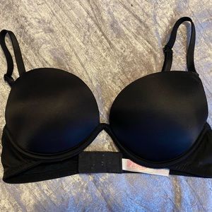 Pink push up bra